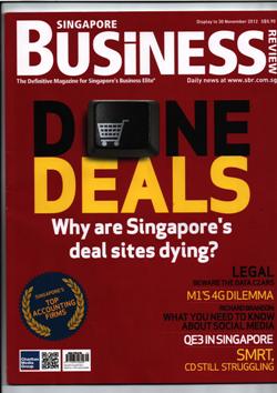 Singapore Business Magazine, November 2012) Singapore Business Magazine, November 2012)